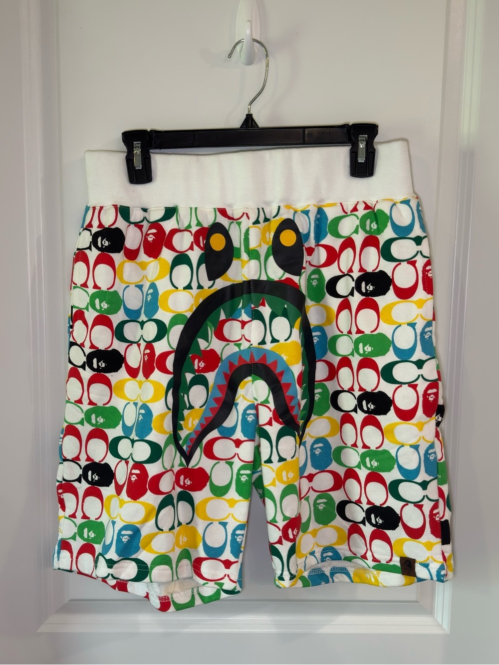 Coach X Bape A Bathing Ape Logo Multi Sweat Shorts